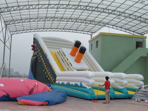 big inflatable slide HT-10