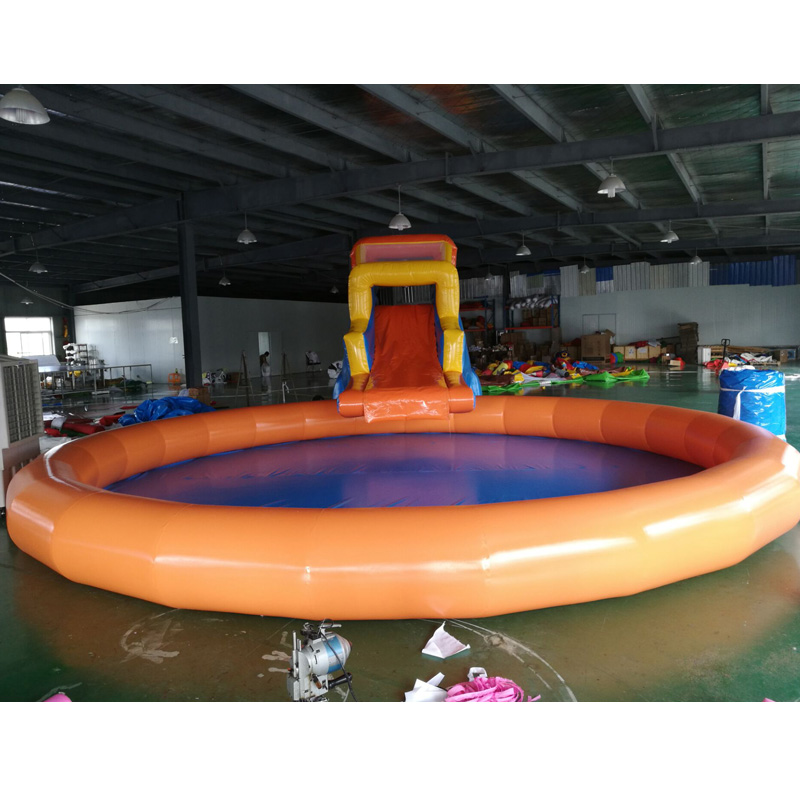 Inflatable Water Slide With Pool XZ-BH-4358