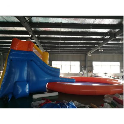Inflatable Water Slide With Pool XZ-BH-4358