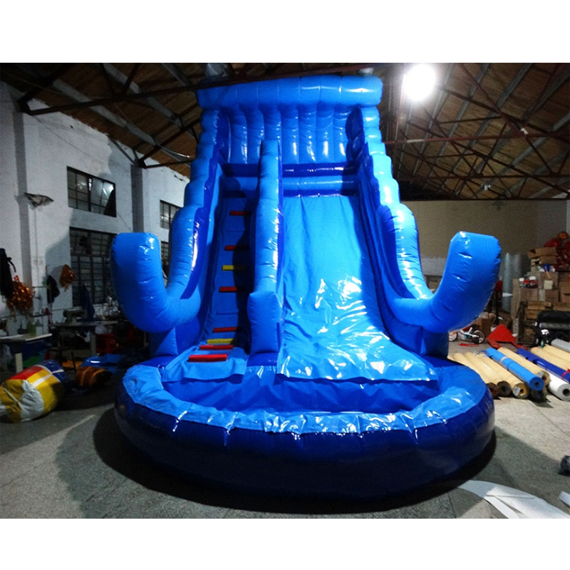 Inflatable Water Slide With Pool XZ-BH-4669