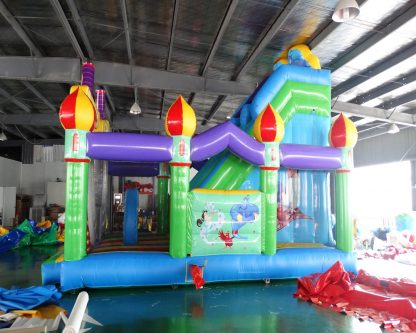 Heavy Duty PVC Inflatable Slide with Blower  XZ-BH-366