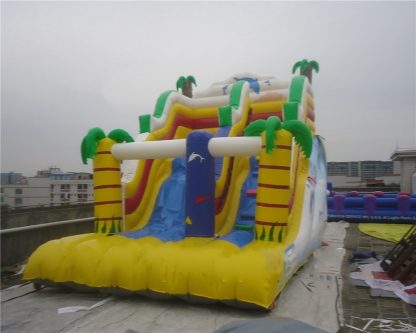 Heavy Duty PVC Inflatable Slide with Blower  XZ-BH-360