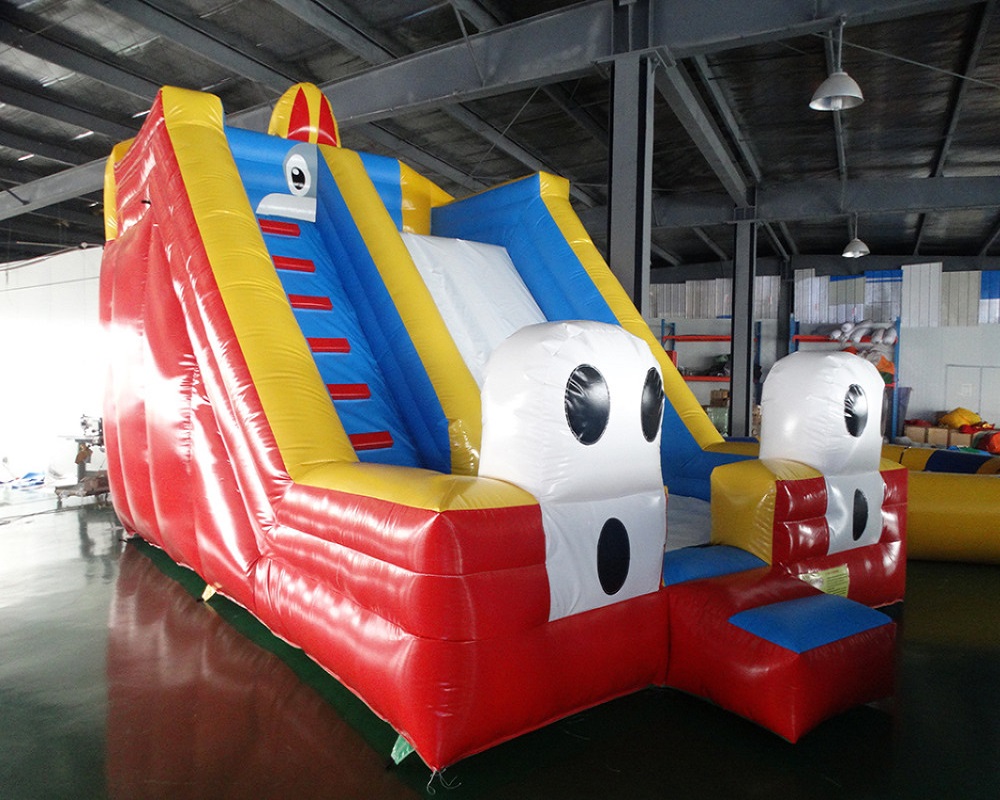 Little white rabbit slide inflatable slide inflatable land rabbit slide  for fun
