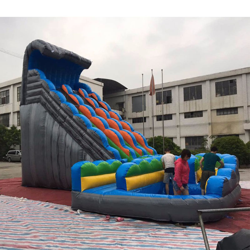 Inflatable Water Slide With Pool XZ-BH-4631
