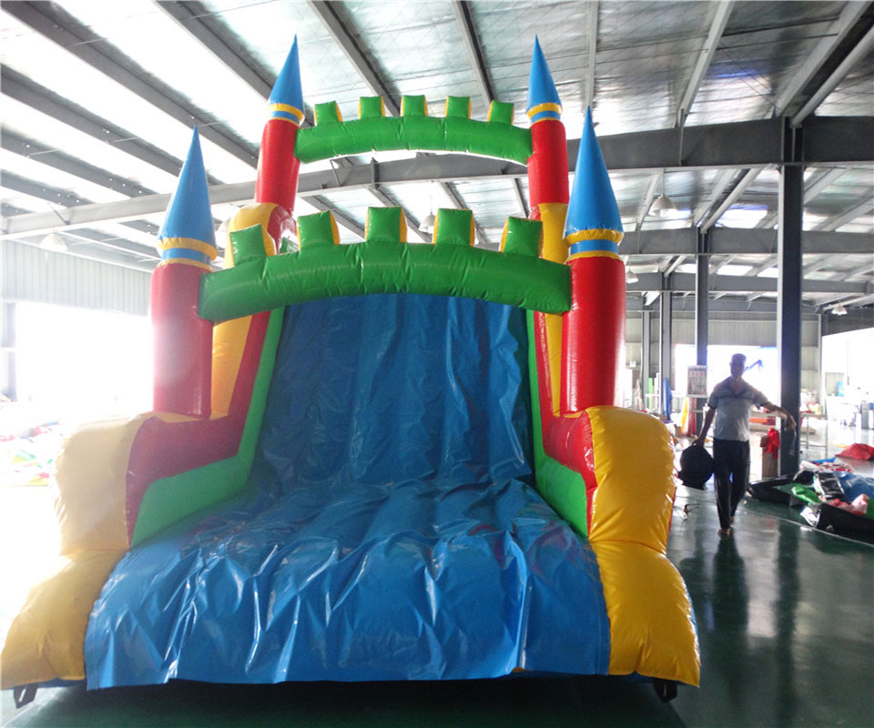 New design kids slide inflatable dry slide inflatable land slide for sale