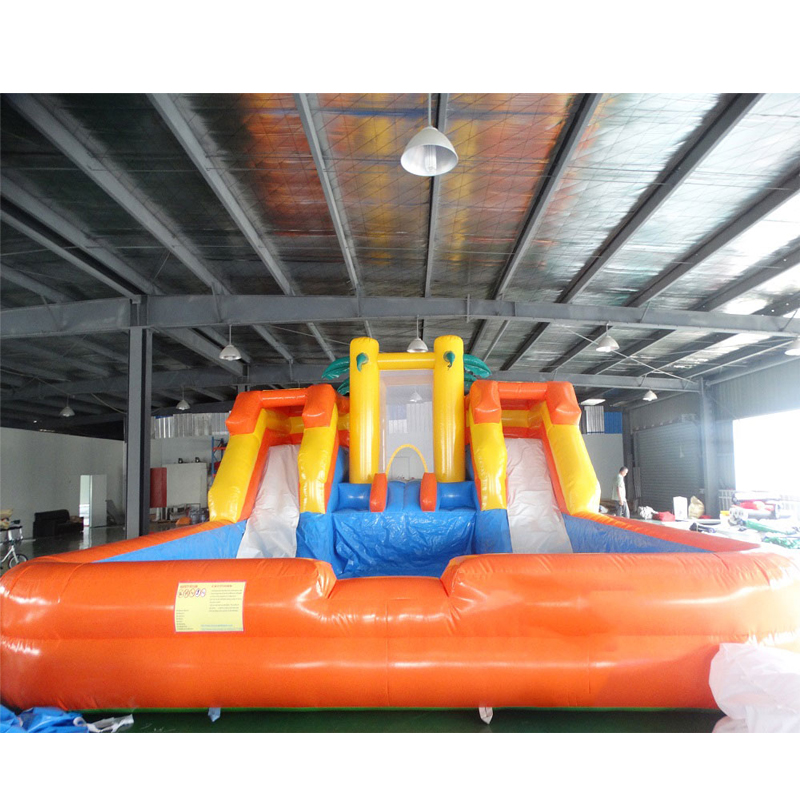 Inflatable Water Slide With Pool XZ-BH-4665