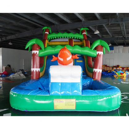 Inflatable Water Slide With Pool XZ-BH-4671