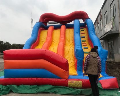 Heavy Duty PVC Inflatable Slide with Blower  XZ-BH-365