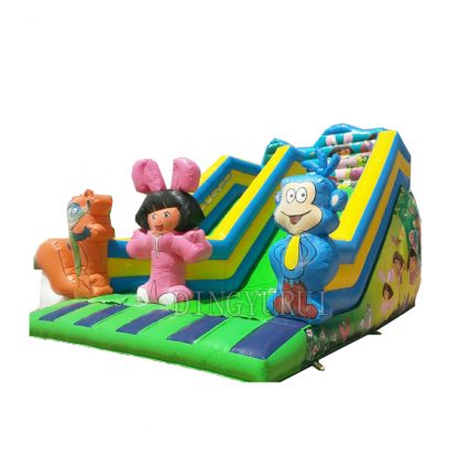 Heavy Duty PVC Inflatable Slide with Blower  XZ-BH-362