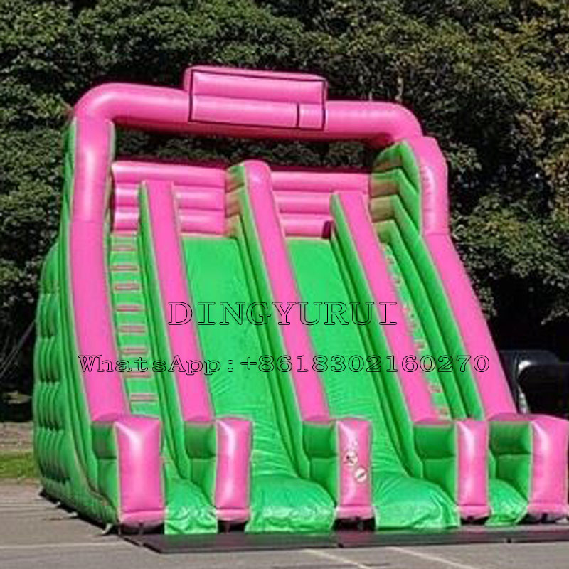 Professional Outdoor Air Land Slide Customizable Inflatable Toboggan PVC Jumping Toy