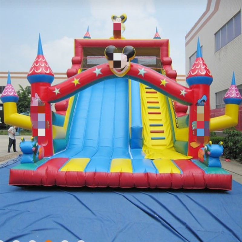 Commercial inflatable slide inflatable trampoline castle inflatable bouncer slide with CE/UL blower