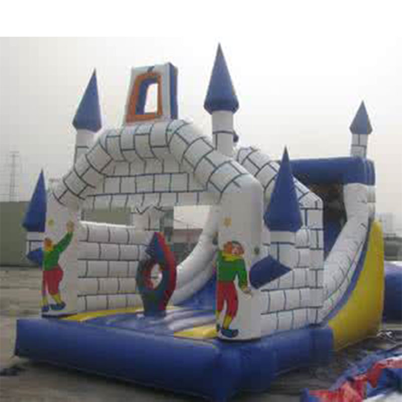 Customized  inflatable slides for kids with blower/PVC inflatable land slide