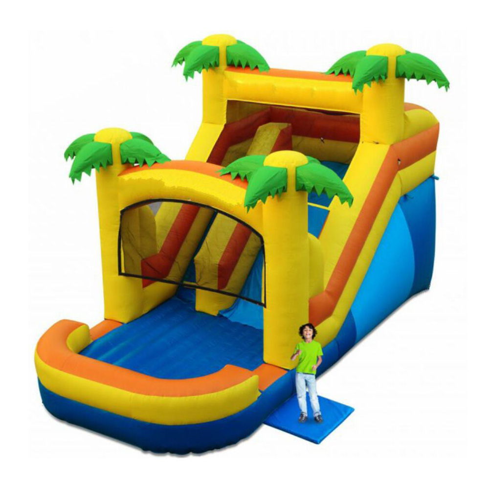 Customized Popular Dry slide inflatable slide inflatable land slide forest jumper