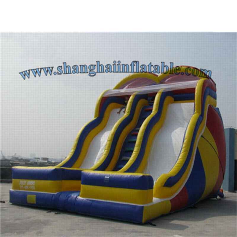 Customized adult inflatable slide for pool Amusement Park Slides Durable giant inflatable slide