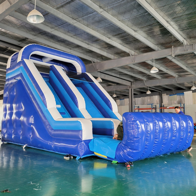 Inflatable slide with pool children size inflatable indoor outdoor bounce