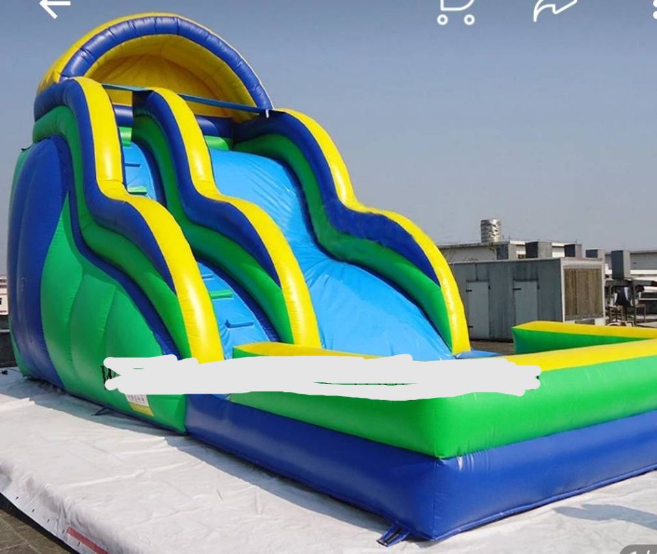 Inflatable water pool slide inflatable bouncer bouncers