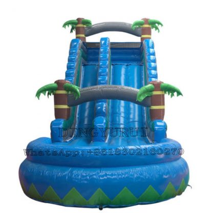 Inflatable Water Slide With Pool XZ-BH-4685