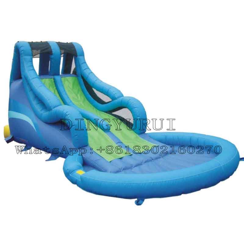 PVC Inflatable Water Slide Jumping Bouncy Slide with Pool