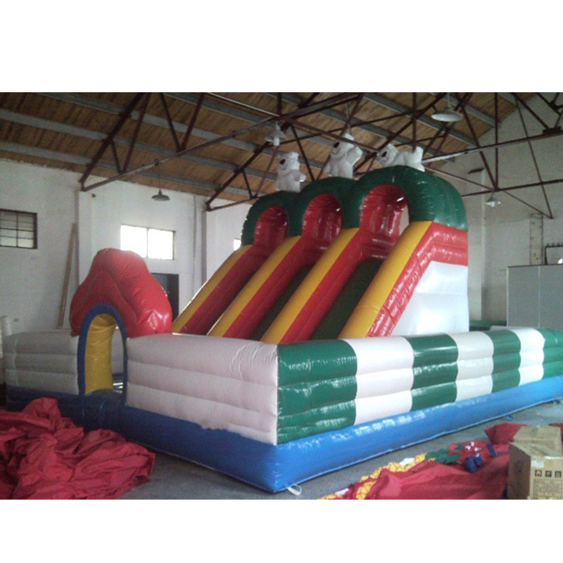 Large PVC inflatable amusement park and inflatable slide outdoor playground combined slide XZ-BH-4689