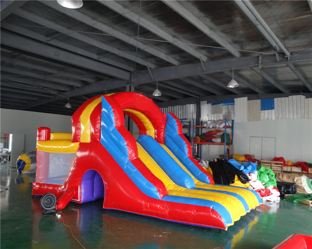Heavy Duty PVC Inflatable Slide with Blower  XZ-BH-4698