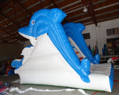 New Design Dolphin Slide Inflatable Water Slide Inflatable Pool Slide XZ-BH-4579