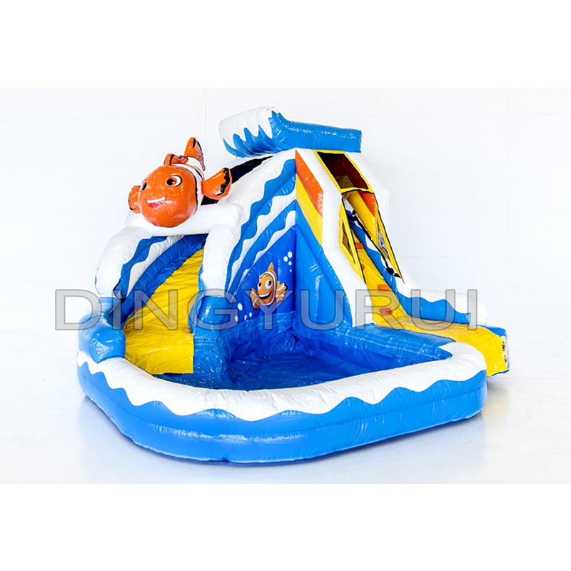 Inflatable Water Slide With Pool XZ-BH-4583