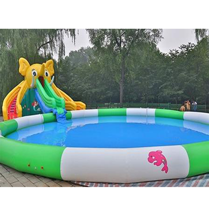 Inflatable Water Slide With Pool XZ-BH-4411