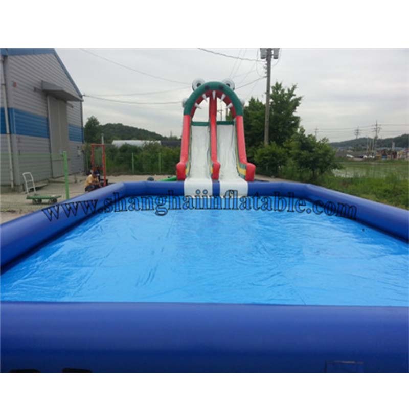 Inflatable Water Slide With Pool XZ-BH-4398