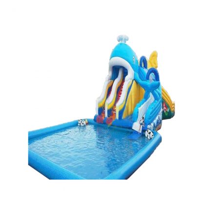 Inflatable Water Slide With Pool XZ-BH-4399