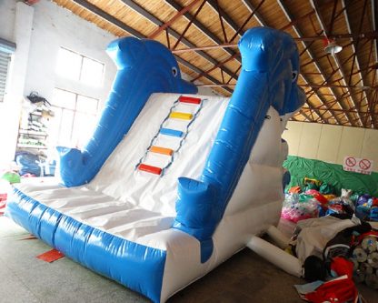 New Design Dolphin Slide Inflatable Water Slide Inflatable Pool Slide XZ-BH-4579