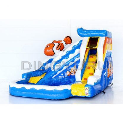 Inflatable Water Slide With Pool XZ-BH-4583