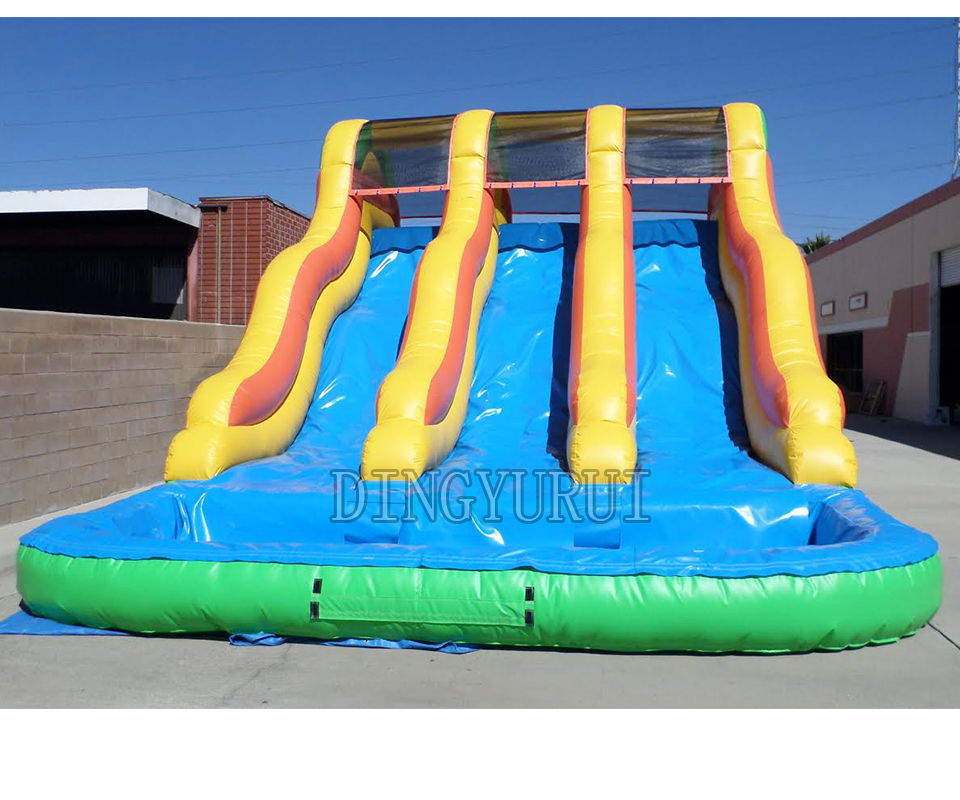 Inflatable Water Slide With Pool XZ-BH-4585