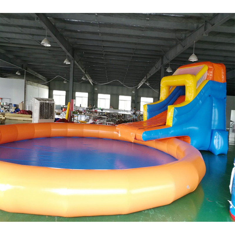 Inflatable Water Slide With Pool XZ-BH-4422