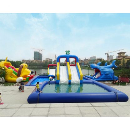 Inflatable Water Slide With Pool XZ-BH-4432