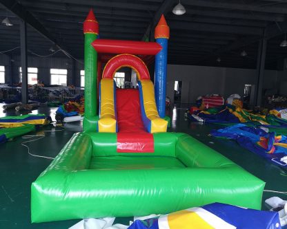 Inflatable Water Slide With Pool XZ-BH-4550
