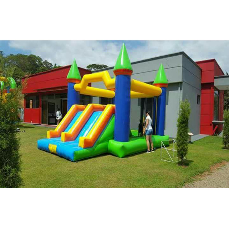 Inflatable trampoline castle-01