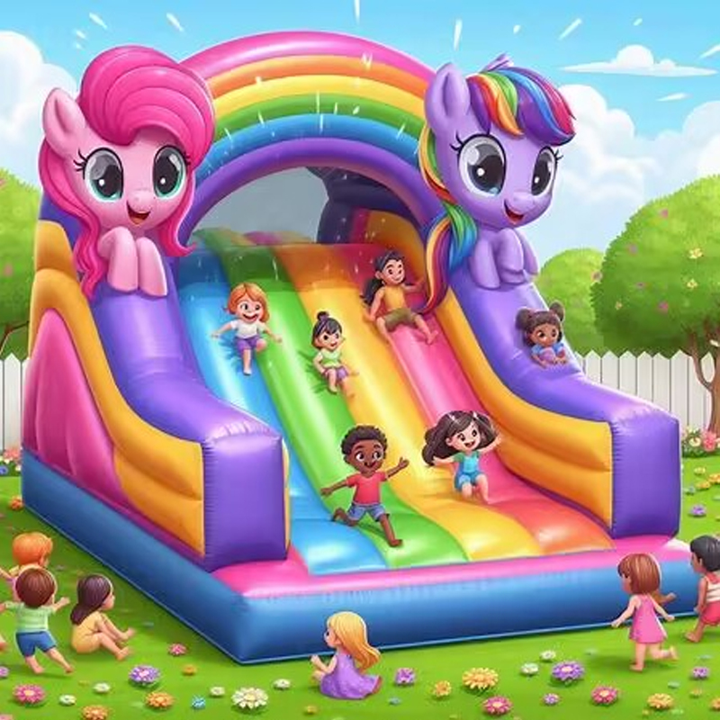 Rainbow  Inflatable Slide XZ-BH-434