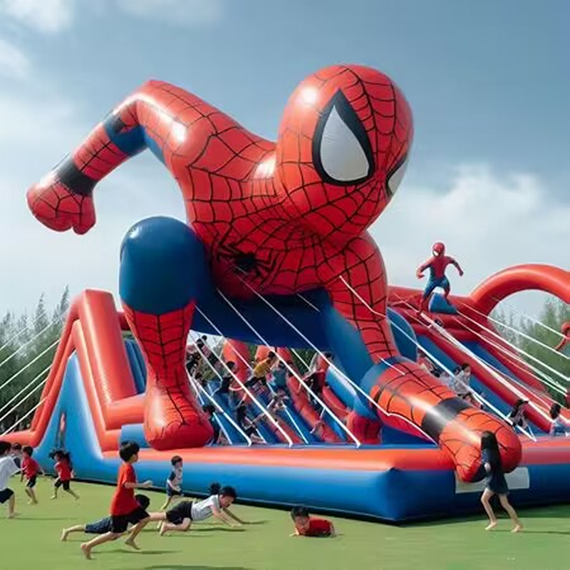 Spider-man Inflatable Slide XZ-BH-436
